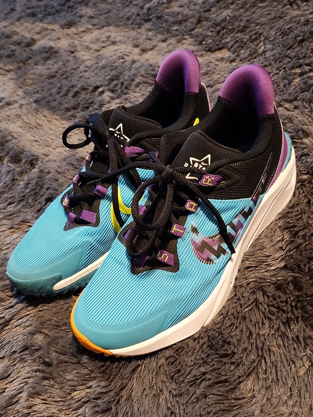 Nike Women's Athletic Shoes in Teal, Purple and Black